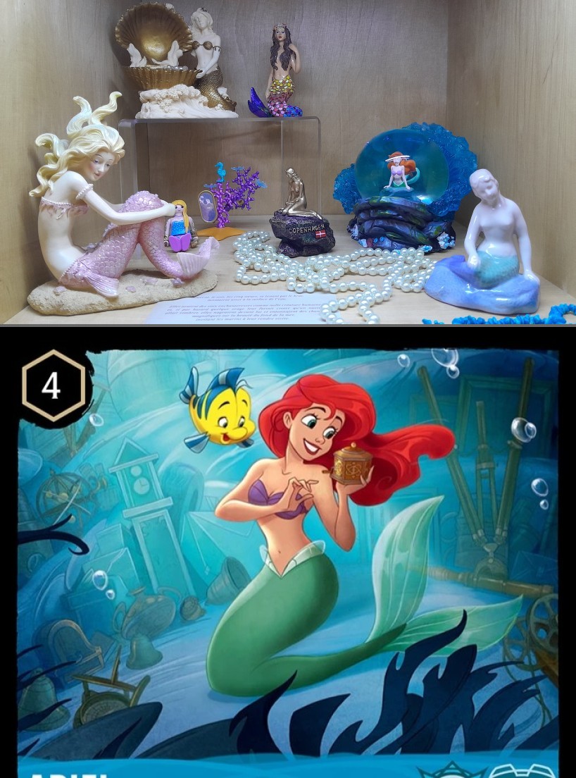 Image article, Collection de figurines représentant des sirènes, création par Francis Adoue et Thierry-François
